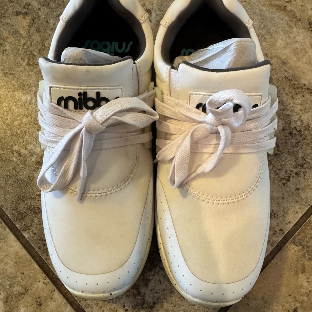 Snibbs Spacecloud Work Sneakers size 7.5 White with speckles